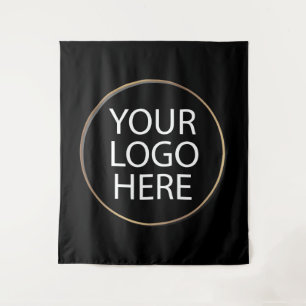 Tenture Logo d'entreprise personnalisé professionnel en no