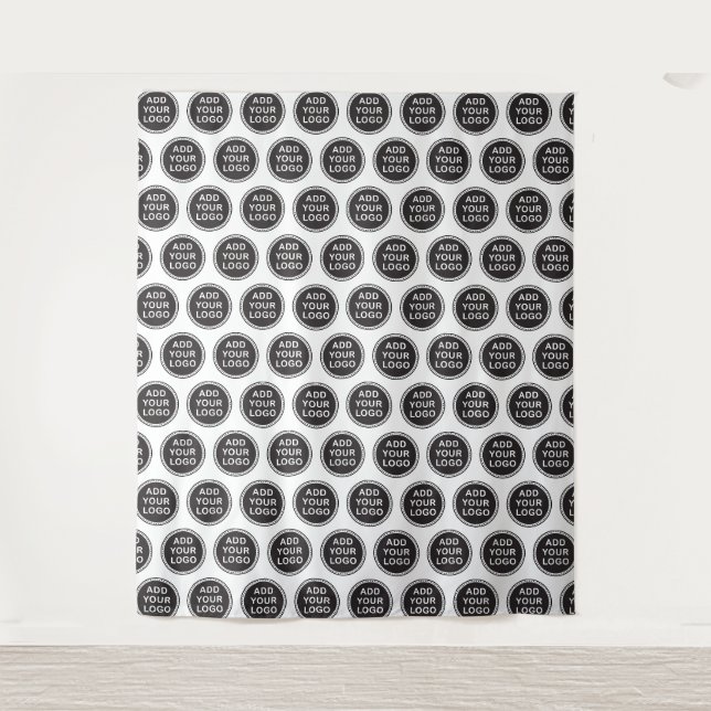 Tenture Logo personnalisé de l'entreprise avec toile de fo (Devant)