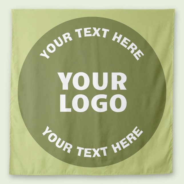 Tenture Logo téléchargé ou design & texte modifiable Toute (Créateur téléchargé)