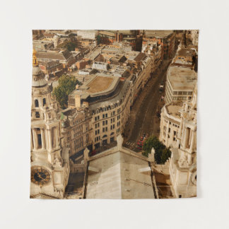 Tenture London rooftop view panorama with urban architectu