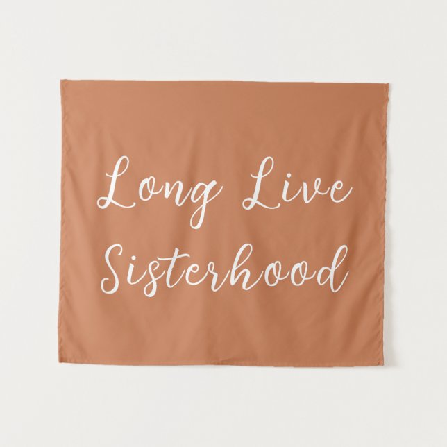Tenture Longue Vie Sisterhood Salle de jeu Salle de jeu No (Devant (Horizontal))