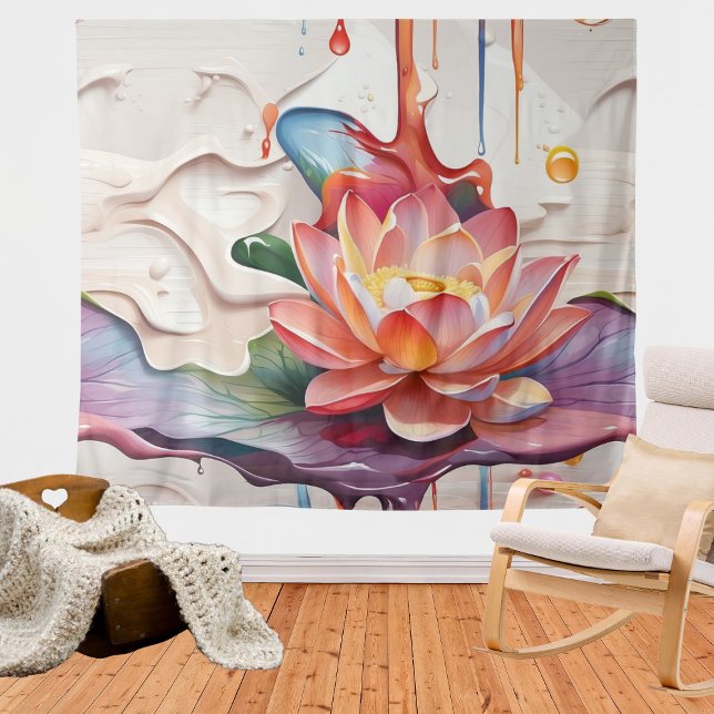 Tenture Lotus Art (Créateur téléchargé)