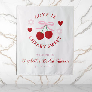 Tenture Love Is Cherry Sweet Enterrement de Vie de Jeune F