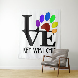 Tenture LOVE Key West Cats
