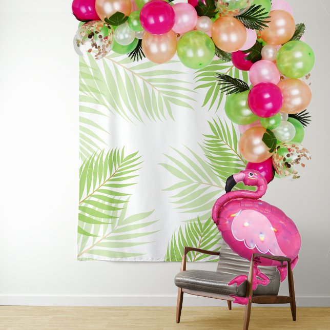 Tenture Luau Tropical Hawaiian Leaf Fond (Créateur téléchargé)