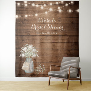 Tenture Lumières de Gypsophile en Guirlande pour Décor de 