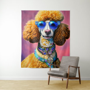 Tenture Lunettes de soleil surdimensionnées Chien de canic
