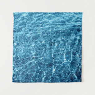 Tenture Macro Bubbling Blue Sea Photo