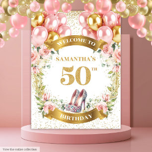 Tenture Magnifique 50e anniversaire Blush Pink Floral Even