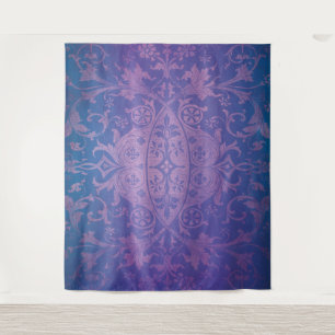 Tenture Maison Halloween violet hantée Prop de fond photo