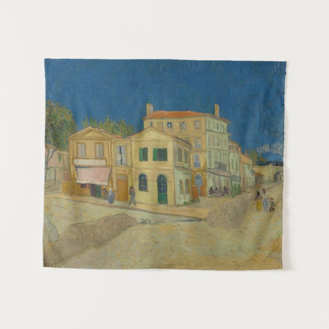Tenture Maison Jaune par Vincent van Gogh (Devant (Horizontal))