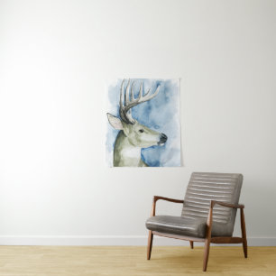 Tenture Mâle errant - aquarelle
