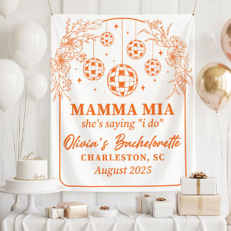 Tenture Mamma Mia Bachelorette Party Banner, She's Saying 