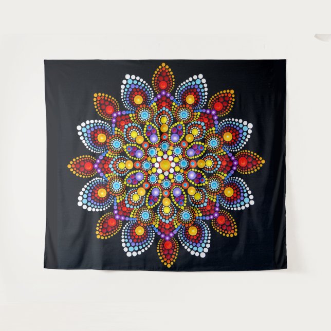 Tenture Mandala (Devant (Horizontal))