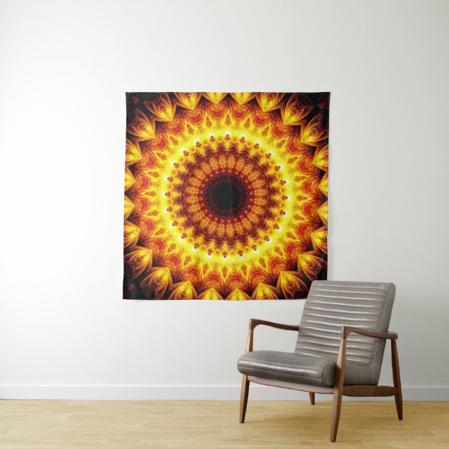 Tenture Mandala Chi (En situation)