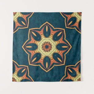 Tenture Mandala ethnique : motif vintage sans soudure