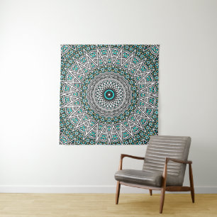 Tenture Mandala Mosaïque Inversée