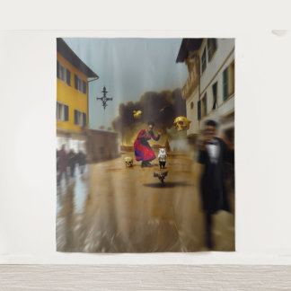 Tenture Manifeste intention Occult Dark Witchy AI Art