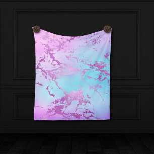 Tenture Marbre Chic   Fond violet et bleu Glitzy Glam