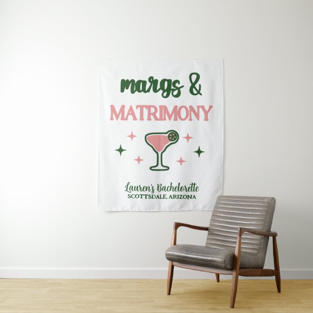 Tenture Marges & Mariage (En situation)