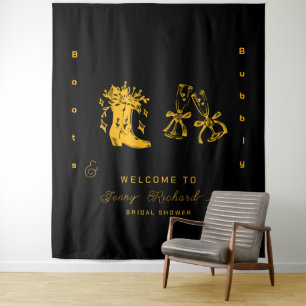 Tenture Mariage Boots & Bubbly Shower