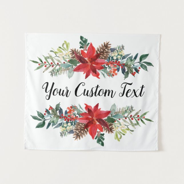 Tenture Mariage de Noël Retour Drop, Photo de vacances Boo (Devant (Horizontal))