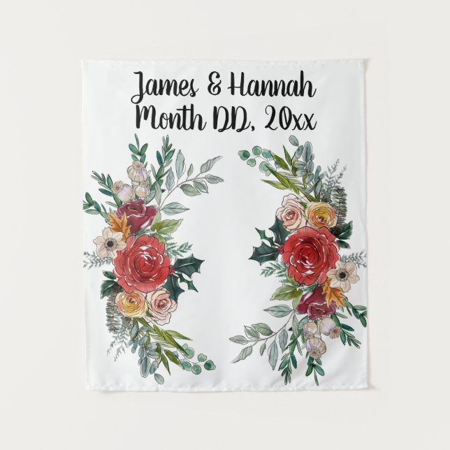 Tenture Mariage de vacances Retour, Décorations de cérémon (Devant)