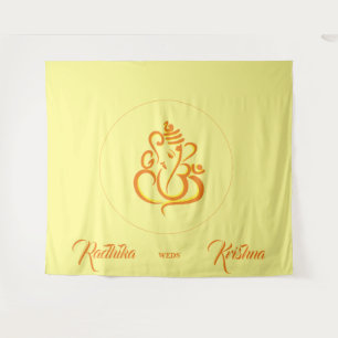 Tenture Mariage hindou indien Ganesha 