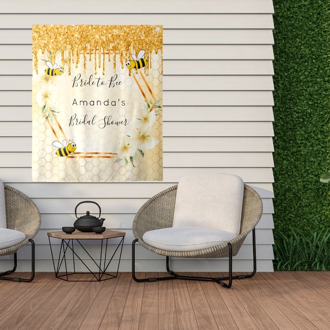 Tenture Mariée pour la future mariée en nid d'abeille pail (Créateur téléchargé)