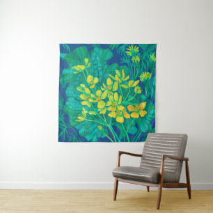 Tenture Marsh Marigold Fleurs sauvages d'été peinture flor