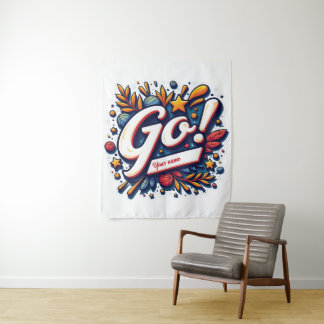 Tenture Mascotte de fidélité d'équipe personnalisée