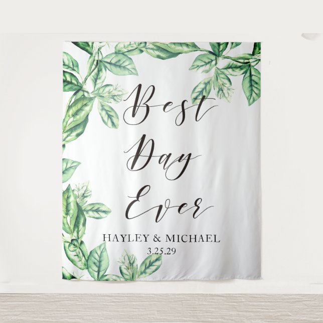 Tenture Meilleur jour jamais Fond de photographie de maria (Devant)