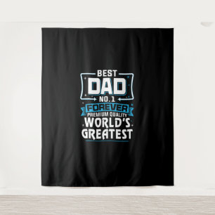 Tenture Meilleur père Papa Meilleur du monde N°1