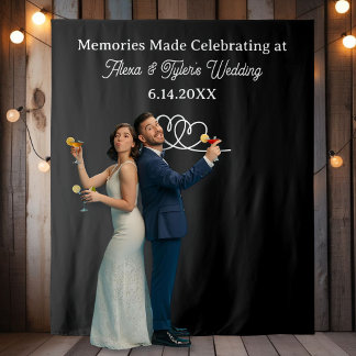 Tenture Memories Made at  Wedding Backdrop Photo Prop