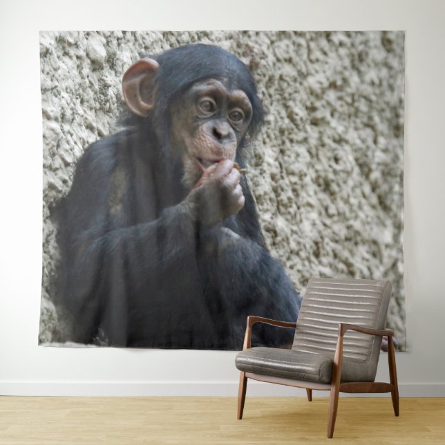 Tenture Mer de Chimpané 013 (En situation (horizontale))