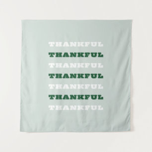 Tenture Merci, Gratitude, Vert