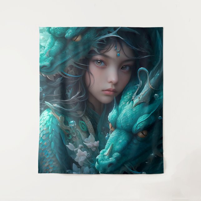 Tenture Mère des dragons (Devant)