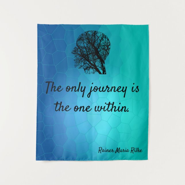 Tenture Message optimiste motivationnel (Devant)