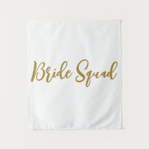 Tenture minimale add your name text bridesmaid gijd