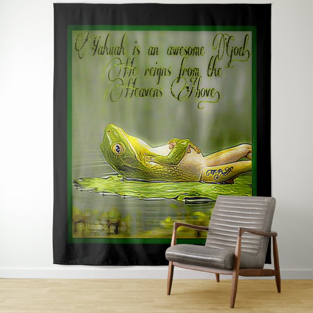 Tenture Modèles amphibiens : Grenouille Laze 01-02 (En situation)