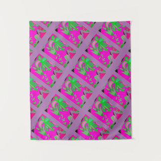 Tenture MODERNE Mandala COULEUR ROSE GREEN TREE Tapestry