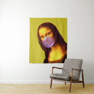 Tenture Mona Lisa Chauffage gomme Bulle