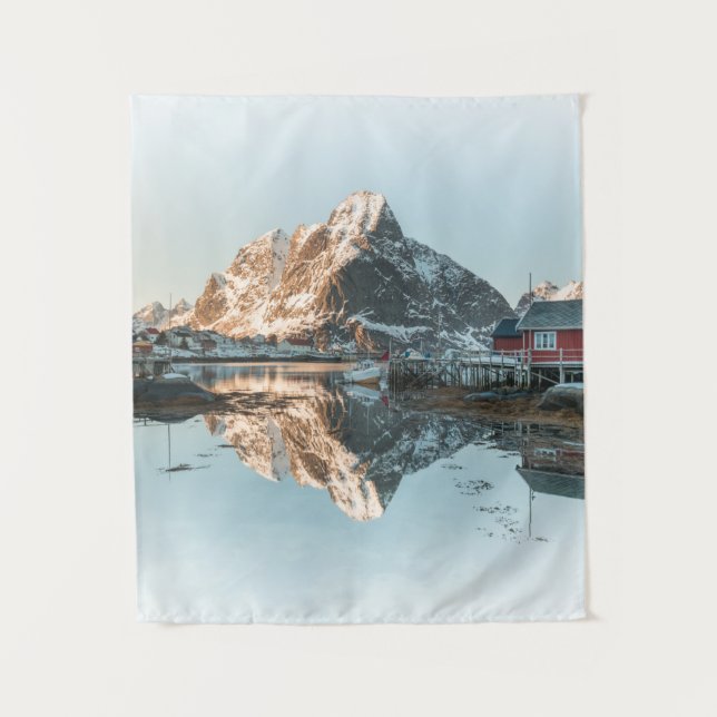Tenture Montagne Lofoten (Devant)