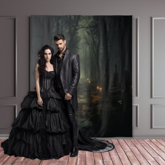 Tenture Moody Gothic Candlelit Forest Path XLarge (Créateur téléchargé)