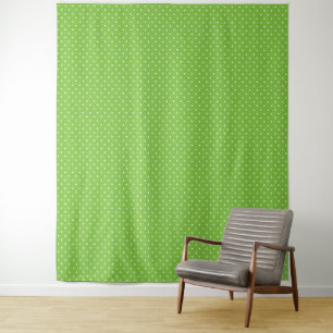 Tenture Motif à pois lime brillant sans couture