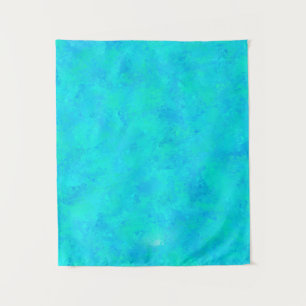 Tenture Motif Abstrait Bleu Turquoise