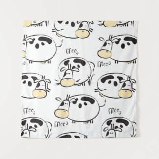 Tenture Motif amusant avec des animaux enfantins. Clip vin