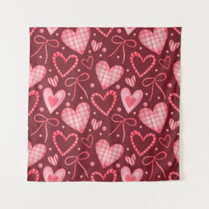 Tenture Motif aquarelle sans couture en couleurs roses