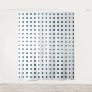 Tenture Motif Art déco bleu