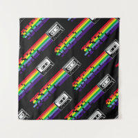 Motif coloré sur arrière - plan noir. Casse compac
